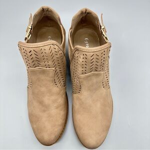 👉 Top Moda Women’s Light Brown Perforated Boots Size 9